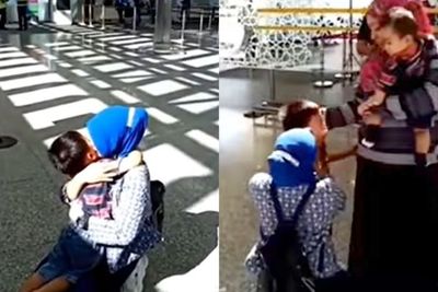 Tangis Pilu Perpisahan Bocah 5 Tahun dengan Pengasuhnya, Netizen Ikut Mewek