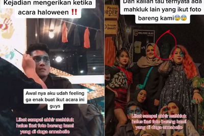 Merinding! Ada Sosok Misterius Terekam Kamera di Acara Halloween, Mirip Annabelle!