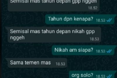 Pria Pamit ke Mantan Kekasih untuk Nikahi Wanita Lain, Isi Chatnya Bikin Sedih