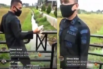 Pria Berseragam Polri yang Lempar Anak Kucing ke Selokan Telah Diketahui, Segera Diproses