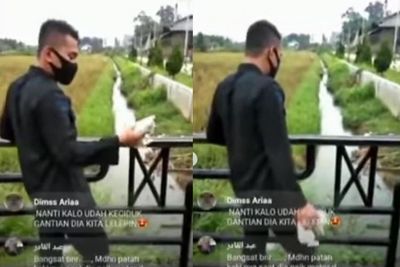Viral Oknum Brimob Lempar Kucing Ternyata karena Kesal Makanannya Diambil