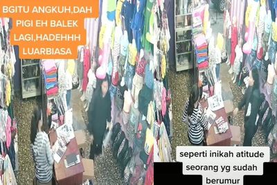 Paksa Kembalikan Baju yang Sudah Dibeli, Ibu-ibu Ini Emosi: Sama Kau Aja Itu!