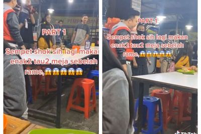 Istri Labrak Suami Makan Bareng Pelakor, Ternyata Anak Lagi Sakit