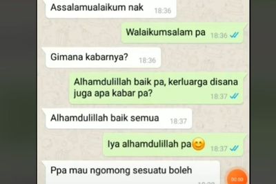 Cewek di WA Ayah Pacarnya, Diminta Jauhi Anaknya, Isi Chatnya Bikin Nyesek