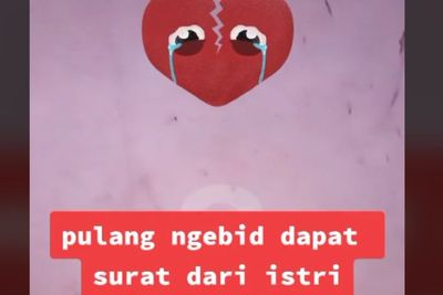 Sepi Orderan, Driver Ojol Temukan Surat dari Istrinya di Rumah, Isi Suratnya Bikin Sedih