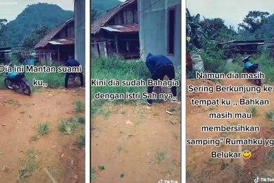 Sudah Bahagia dengan Istri Baru, Pria Ini Masih Rela Bantu Mantan Istri Merapikan Rumah