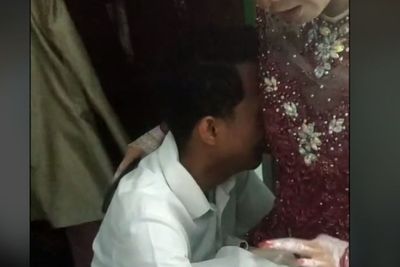Viral Pengantin Pria Nangis Kejer di Hari Pernikahannya, Ternyata Penyebabnya Ini