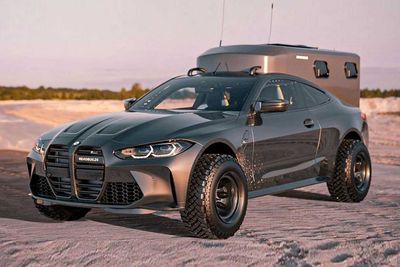 Melihat Tampilan Mobil BMW M4 Overlander dengan Bodi yang Sangar!