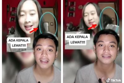 Main TikTok Sendiri di Kamar, Cewek Ini Dikejutkan Penampakan Kepala Lewat
