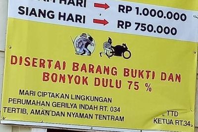 Penangkap Maling di Perumahan Ini akan Diberi Hadiah Jutaan, Syaratnya Maling Harus Bonyok