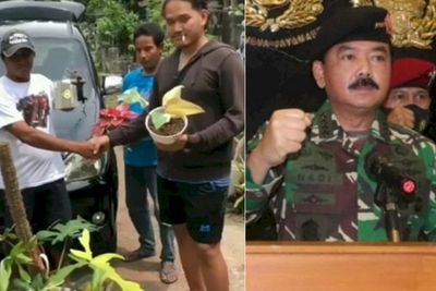 POPULER: Pria Tukar Bunga dengan Mobil, Panglima TNI Soal Habib Rizieq Mau Revolusi Akhlak