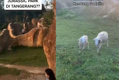 Viral Wisata ala Jurassic Park di Tangerang, Netizen Ngakak Domba Disebut Hewan Liar