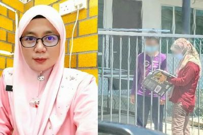 Salut! Guru Ini Datangi Rumah Muridnya untuk Belajar, Rela Panas-panasan & Terhalang Pagar