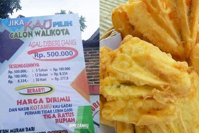 Viral Poster yang Sindir Warga Terima Sogokan: Harga Diri Lebih Murah dari Pisang Goreng