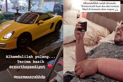 Pemilik CBR1000RR SP yang Ditabrak Ayla Keluar dari RS, Dijemput Pakai Porsche Boxster