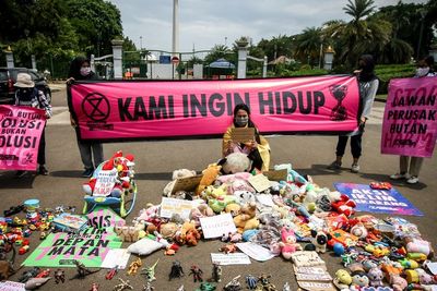 FOTO: Peringatan Hari Anak Sedunia di Jakarta