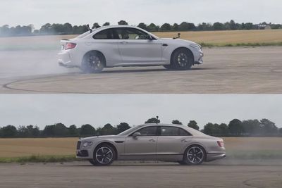 Melihat Drag Race Antara Mobil BMW M2 CS dengan Bentley Flying Spur!