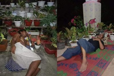 Demi Lindungi Tanaman Hias Mahal Istrinya, Para Suami Ini Tidur di Luar untuk Jaga Malam