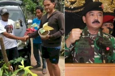 POPULER: Pria Ini Tukar Bunga dengan Mobil, Panglima TNI Soal Revolusi Akhlak Habib Rizieq