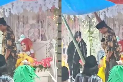 Viral Tenda Pelaminan Penuh Air Hujan Lepas, Begini Nasib Pengantinnya yang Sudah Makeup
