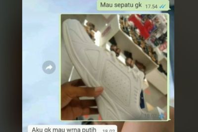 Viral Pasangan Kekasih Bertengkar di WA Gegara Sepatu, Nyesek Baca Isi Chatnya