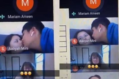 Viral Pasangan Kegep Laga Hidung Gegara Lupa Matikan Kamera saat Zoom