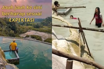 Pria Ini Tertipu Gara-gara Foto di Medsos, Kolam Biru Berubah Jadi Keruh