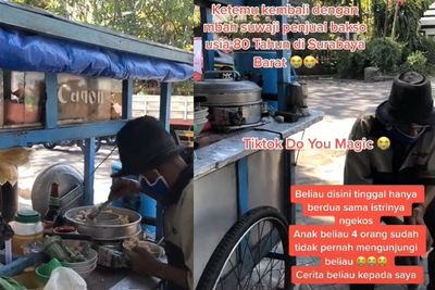 Kisah Pilu Penjual Bakso Berusia 80 Tahun, Punya Anak 4 tapi Tak Pernah Berkunjung