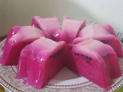 Resep Puding Buah Naga yang Menggiurkan