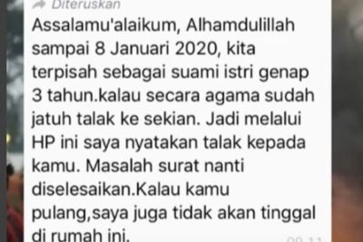 Ayah Menceraikan Ibu Kandungnya, Isi Chat WA Anak dan Ibu Ini Bikin Sedih