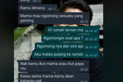 Orangtua Cerai, Anak Laki-laki Diminta Pilih Ikut Ibu atau Ayah, Reaksinya di Luar Dugaan
