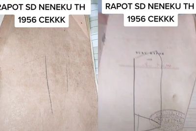 Bikin Ngakak! Pria Ini Bongkar Buku Rapor Neneknya, Nilai Matematikanya Jadi Sorotan