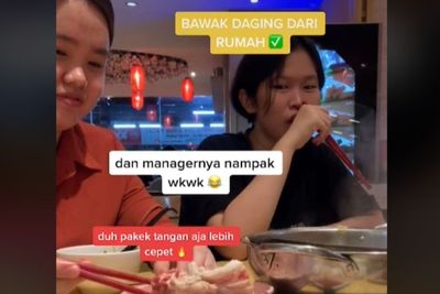 Viral Cewek Makan Sukiyaki di Resto Bawa Daging Sendiri, Ketauan Manajer Restonya