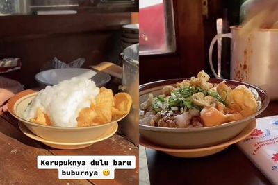 Makan Bubur Ayam Diaduk Atau Tidak Masih Jadi Perdebatan, Muncul Cara Baru Makan Bubur