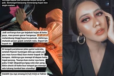 Curhat Kesal Cewek Diturunin Ojol karena Ban Bocor, Ternyata Ulah Tukang Tambal Ban Nakal
