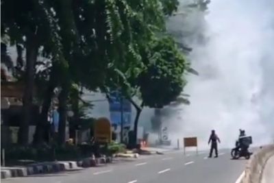 Rekaman Video Amatir Kebakaran Hebat Akibat Ledakan di Pom Bensin MT Haryono Jakarta