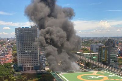 SPBU di Jalan MT Haryono Jakarta Terbakar, 2 Unit Damkar Merapat