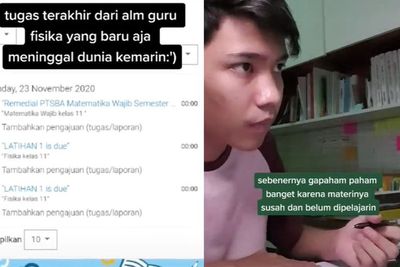 Kisah Sedih Siswa yang Tetap Kerjakan PR dari Gurunya yang Sudah Meninggal