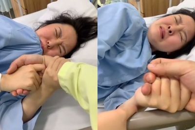 Perjuangan Wanita Tahan Sakit saat Alami Kontraksi Jelang Persalinan, Netizen Teringat Ibu