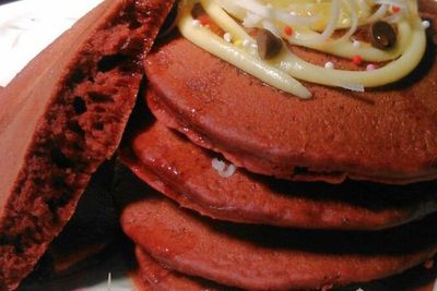 Resep Pancake Red Velvet