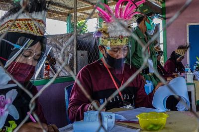 FOTO: TPS Unik Hiasi Pilkada Serentak 2020