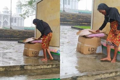 Alasan Nenek Ini Selalu Tidur di Gerbang Masjid Bikin Haru: Masjid Bukan Tempat Istirahat