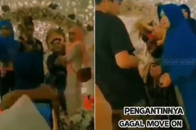 Mempelai Wanita Pingsan saat Didatangi Mantan, Diduga Tak Cinta Suami, Cuma Cinta Uangnya