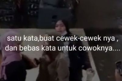 Viral Dua Cewek Bertengkar di Kafe, si Cowok Ditampar dan Disiram Air, Jadi Tontonan