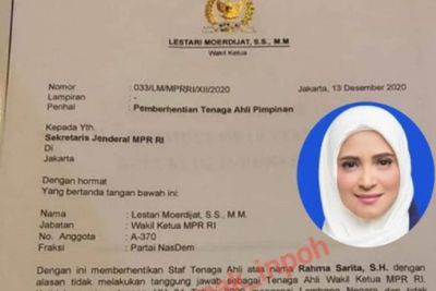 Plesetkan Pancasila, Mantan Presenter TV Rahma Sarita Dipecat?