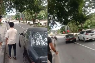 Viral Kerbau Ngamuk Bikin Mobil Jadi Balapan Seperti di Film Fast and Furious