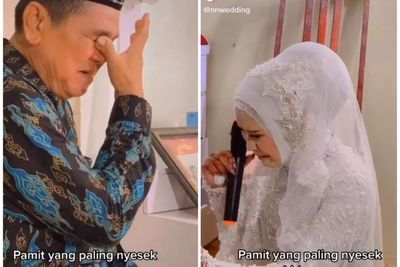 Pamit Paling Nyesek Seumur Hidup, Anak Perempuan dan Ayahnya Berlinang Air Mata