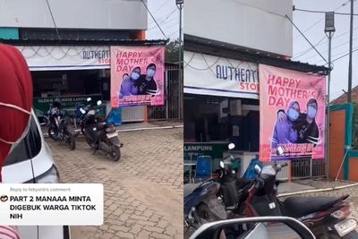 Ogah Lewat WhatsApp, Cewek Ini Pilih Ucapkan Hari Ibu Lewat Baliho!