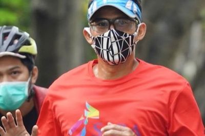 Sandiaga Uno Pamer Lari Pagi Usai Sembuh dari COVID-19 dan Ditunjuk Jadi Menteri Parekraf