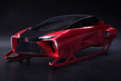 Lexus Rancang Kereta Luncur Sinterklas Futuristik untuk Bawa Hadiah Natal!